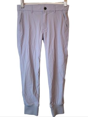 Greyson Kid's Light Gray Technical Jogger Pants Size 6